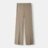 Wide-leg tailoring pants