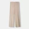 Wide-leg tailoring pants