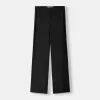 Wide-leg tailoring pants