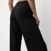 Wide-leg tailoring pants