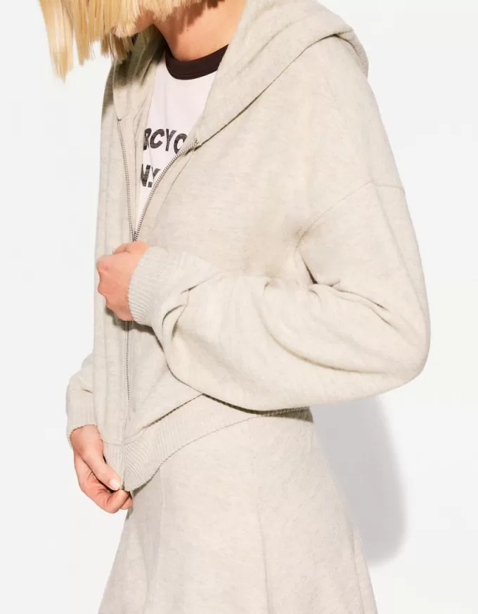 Zip-up hooded jacket Zip-up hooded jacket