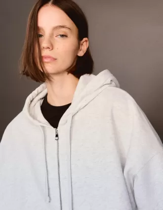 Zip-up hoodie