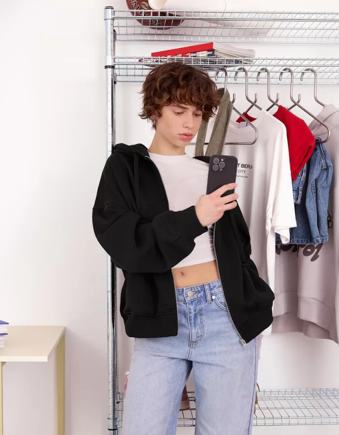 Zip-up hoodie Zip-up hoodie