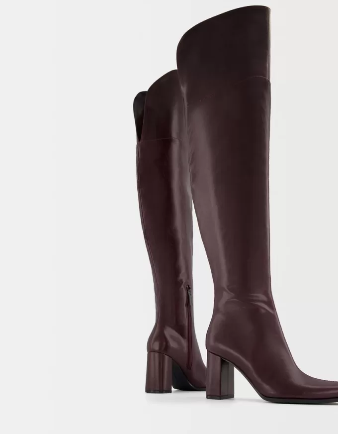 high-heel over-the-knee boots high-heel over-the-knee boots