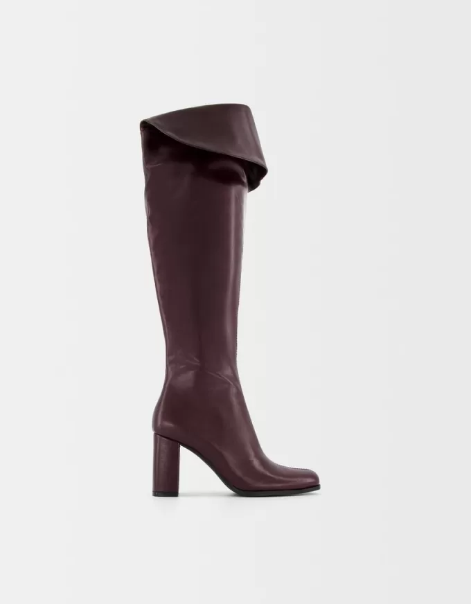 high-heel over-the-knee boots